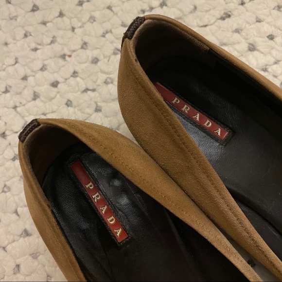 PRADA Kitten Heels Iconic Mod Buckle Square Toe 41 11 - Picture 2 of 13